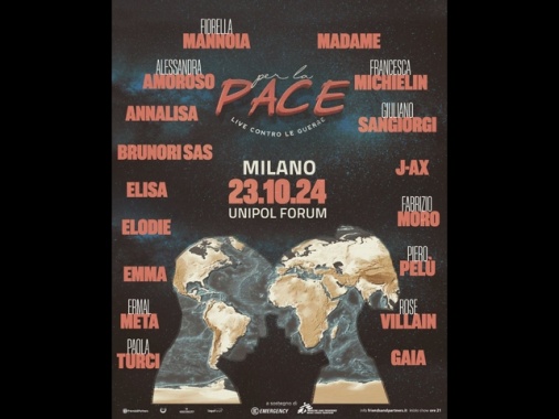 Per la pace - live contro le guerre, musica italiana si unisce