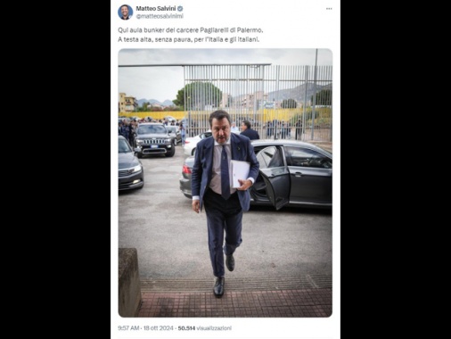 Salvini, 'se uno dei 12 migranti stupra paghino i giudici'