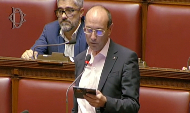 Il varesino Antonio Ferrara (M5S) nel suo intervento di martedì 6 novembre alla Camera