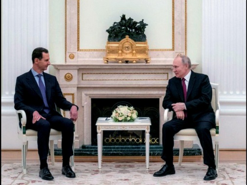Media, 'Assad tornato a Damasco, ieri a Mosca ha visto Putin'
