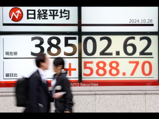 Borsa di Tokyo, apertura in rialzo (+0,41%)