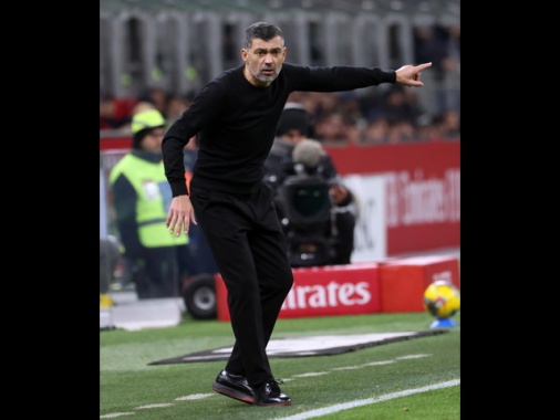Milan: Conceicao, primo tempo più debole da quando alleno