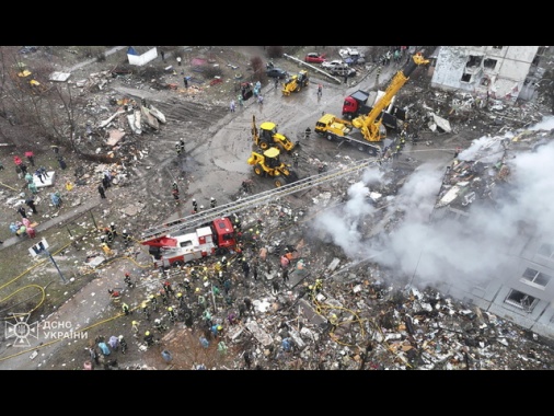 Kiev, sale il bilancio del raid russo a Poltava, 12 morti