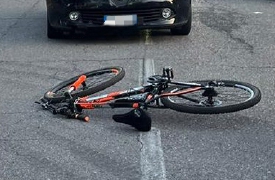Investito a Parabiago, ciclista 80enne in ospedale
