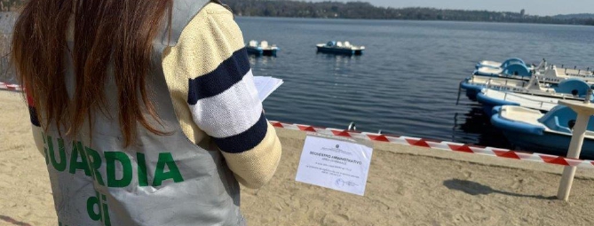 Strutture abusive sui laghi, evasi oltre 100mila euro