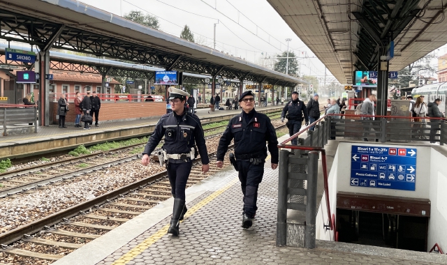 Controlli alla stazione di Saronno centro (foto archivio)
