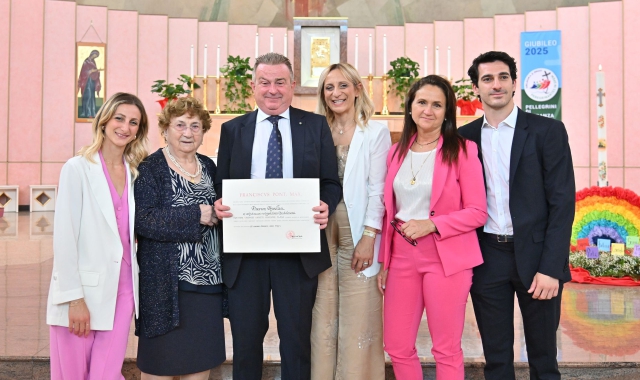 La cerimonia nella chiesa di Beata Giuliana (foto Blitz)