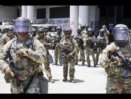 Appello Onu, non militarizzare le proteste a Los Angeles