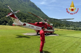 Precipita in Valsassina, il corpo trovato dal Drago di Malpensa