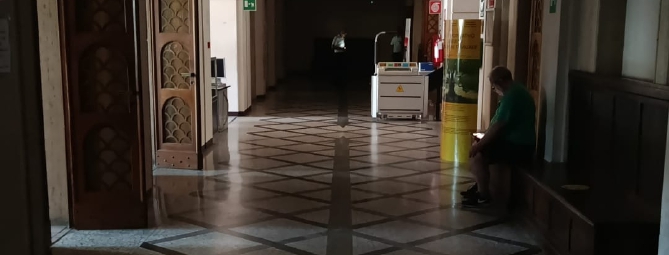 Blackout in Tribunale, nel pomeriggio è tornata la corrente