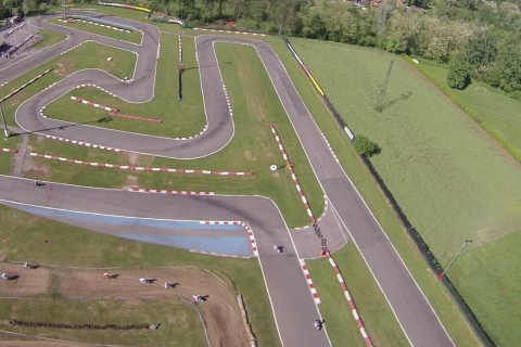Cade in pista a Borgo Ticino, grave 43enne