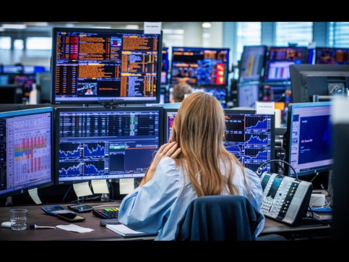 Borsa: l'Europa chiude contrastata, Parigi +0,48%, Londra -0,2%
