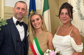 Marco Colombo e Laura Negri sposi a Gallarate