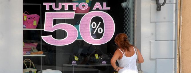 Saldi al via il 5 luglio, ma gli sconti ci sono già