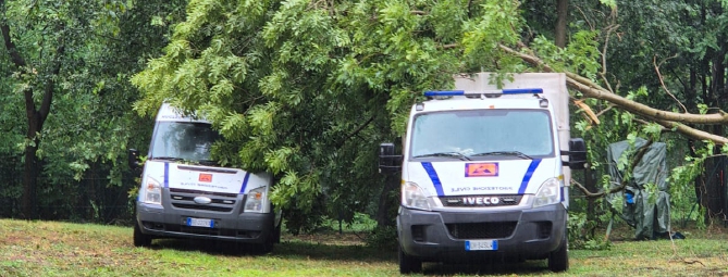 Varese: grandine all’ora di cena