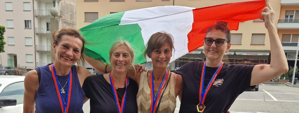 Quattro varesine trionfano al Mondiale over 55