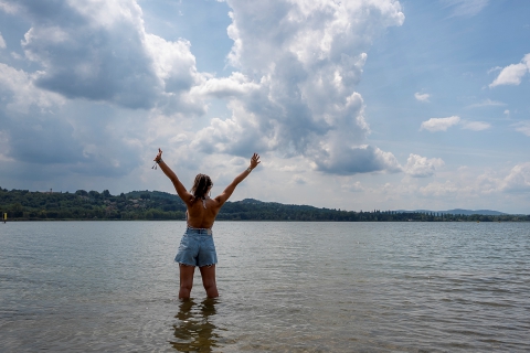 La Schiranna è balneabile, ma in pochi lo sanno