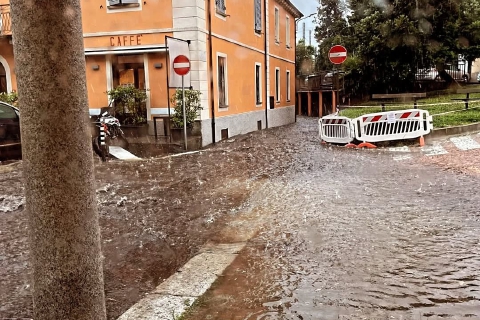 Nubifragio a Maccagno: danni e disagi