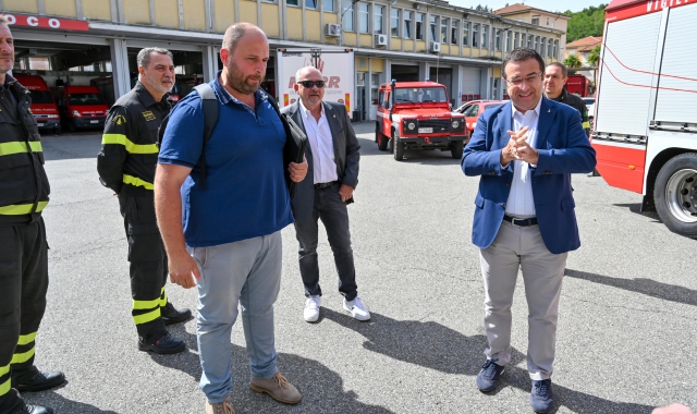 La visita dell’onorevole Candiani alla caserma di Varese (foto Blitz)