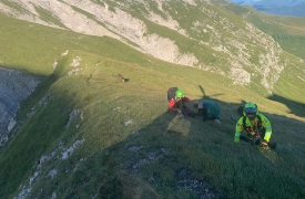 Bloccati in montagna, salvati dalla Volpe di Venegono