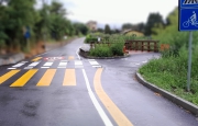 Mercallo in pista. Ciclopedonale