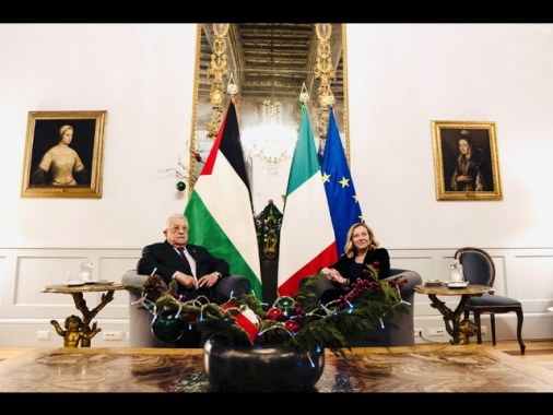 Meloni sente Abbas, preoccupa escalation militare Israele