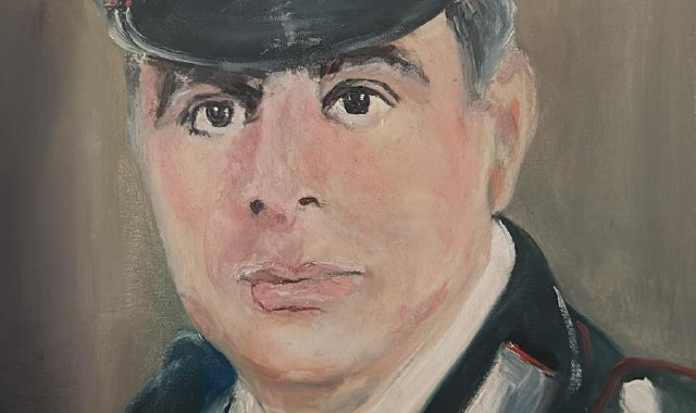 Il ritratto del maresciallo dei carabinieri Natale Vincenzo Toma