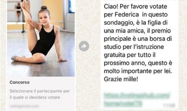 «Puoi votare per mia figlia?» È una truffa