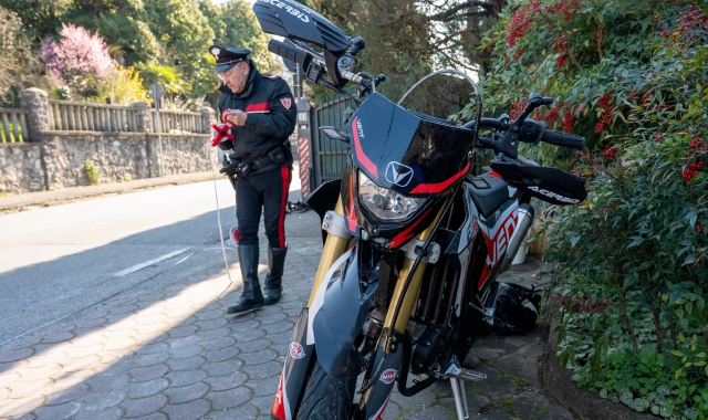 La moto e il luogo dell’incidente