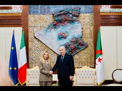 Meloni, rafforziamo la cooperazione con l'Algeria e il flusso di gas