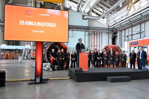 Vent’anni di EasyJet a Malpensa