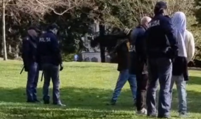 I controlli al parco di Villa Augusta