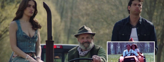 Clara, la ragazza di campagna. Come Pozzetto