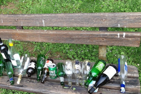 Party alcolico sul sagrato