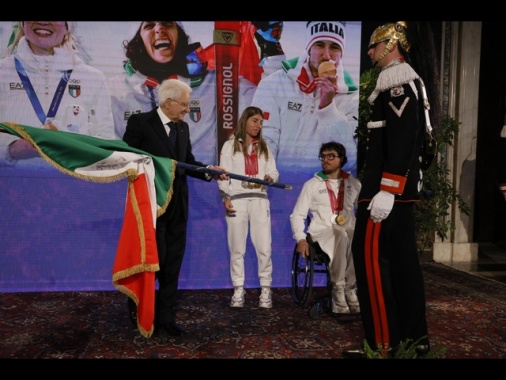 Mattarella ha ricevuto i medagliati Olimpici e Paralimpici di Milano-Cortina