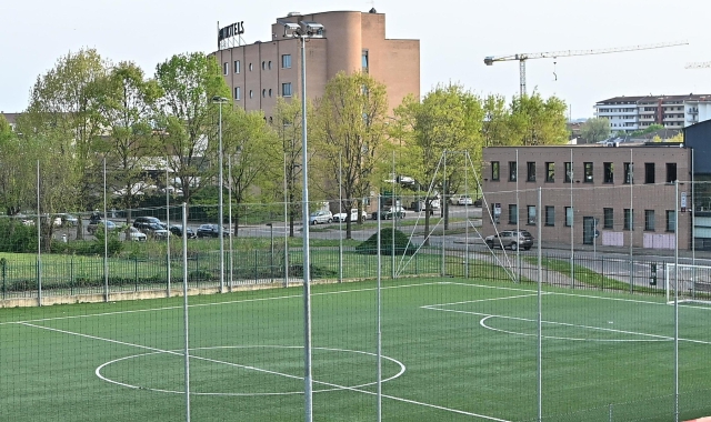 Lo stadio Attilio Bravi di Bra (foto Alessandro Di Marco/ANSA)