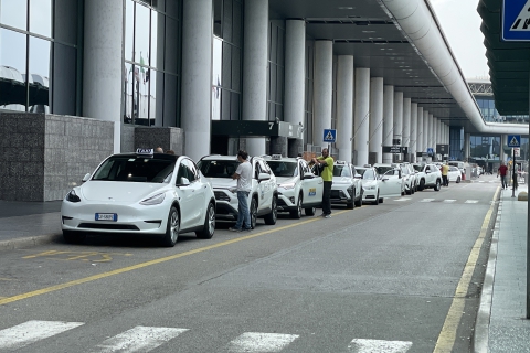 Il taxi non decolla: a Malpensa sale solo il 4% dei passeggeri