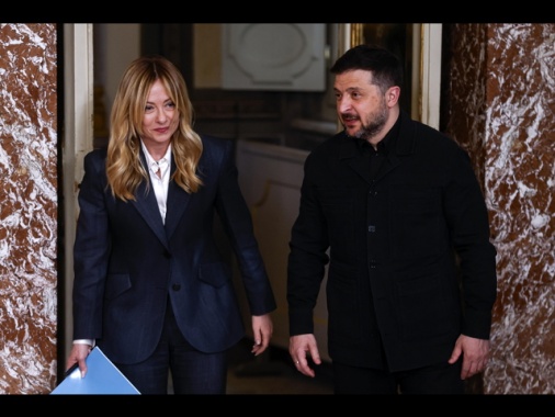 Zelensky, 'possiamo lavorare con Italia a produzione antiaerea, ne abbiamo bisogno'