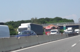 Incidente a Olgiate, traffico in tilt sulla A8