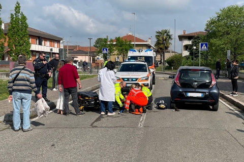 Morta la donna investita a Origgio