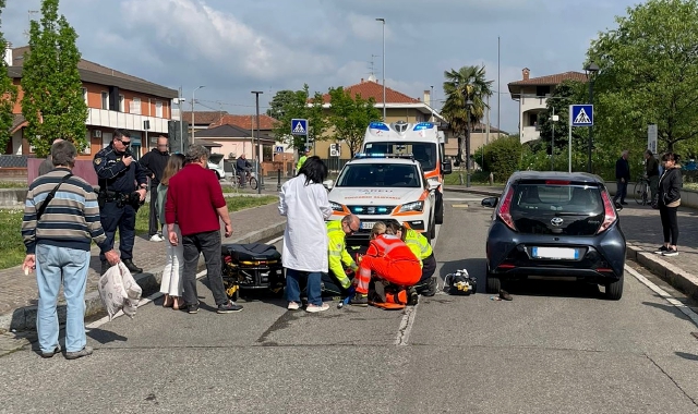 I soccorsi in via Visconti