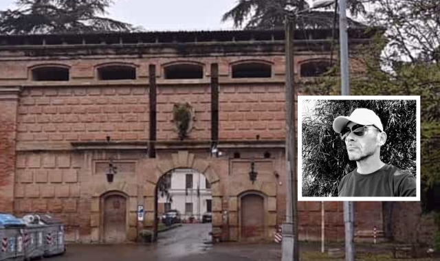 La casa lavoro di Castelfranco Emilia e nel riquadro Elia Del Grande