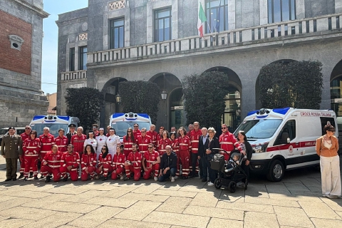 Varese, ecco le ambulanze 4x4