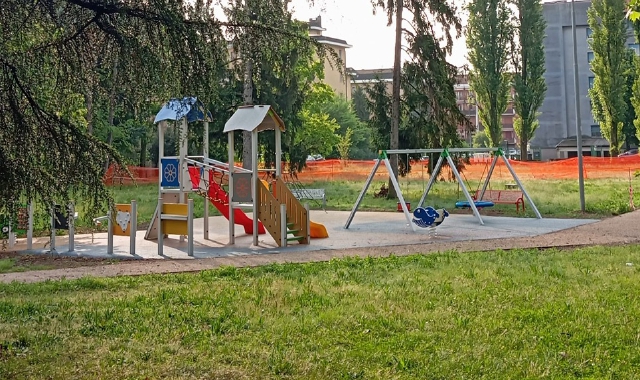 L’area giochi nel Parco Robinson