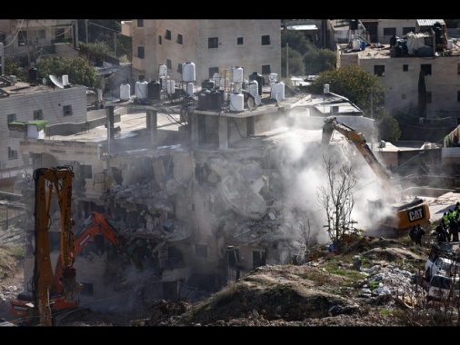Palestinesi cacciati di casa per la costruzione di un parco a tema israeliano