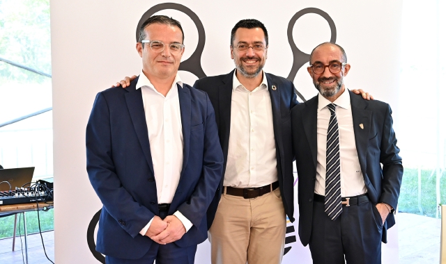 Federico Amadei, Lorenzo Radice e Mario Almici al confronto organizzato al Castello di Legnano  (foto Domenico Ghiotto)