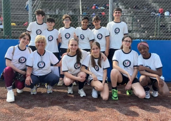 Carlo Carminati sul podio ai campionati regionali di Baseball5