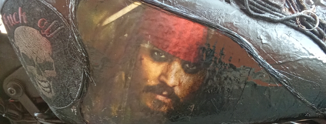 Una Harley pirata per Johnny Depp: «Consegna a Varese»