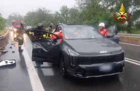 Carambola sul Sempione: tre auto coinvolte
