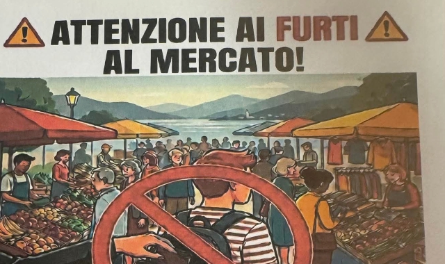 Borseggi al mercato di Arona: il Comune mette in guardia i clienti